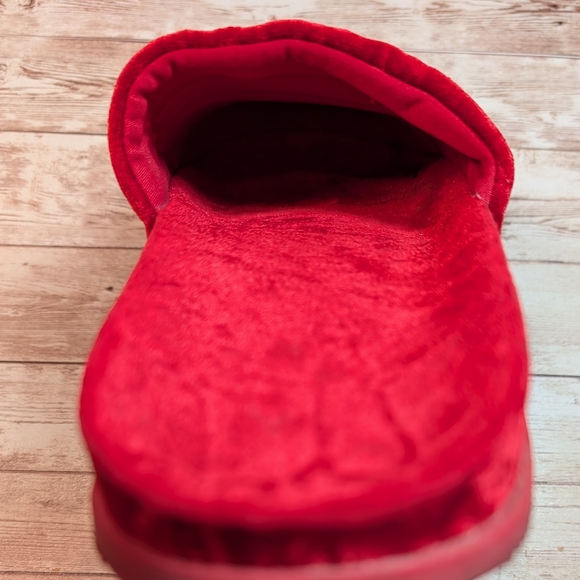 ADIDAS Adimule Slide Red Velvet Men's Size 11 Slippers Indoor / Outdoor Shoes - Picture 12 of 15